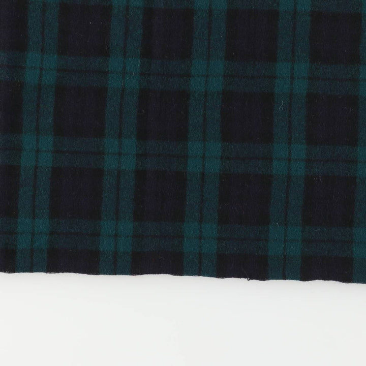 Vintage 1960'S Pendleton Blackwatch Check Wool Scarf wool Green type dark green Vintage Second Hand