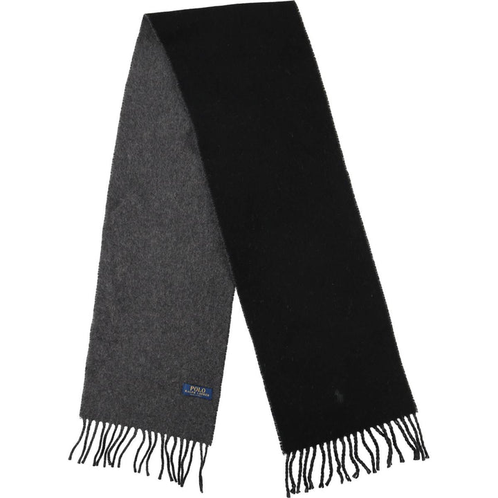 Ralph Lauren POLO RALPH LAUREN wool scarf, made in Italy unclear black type Vintage Second Hand