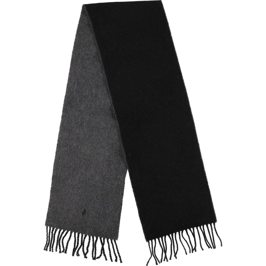 Ralph Lauren POLO RALPH LAUREN wool scarf, made in Italy unclear black type Vintage Second Hand