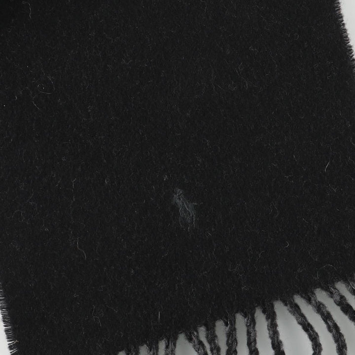 Ralph Lauren POLO RALPH LAUREN wool scarf, made in Italy unclear black type Vintage Second Hand