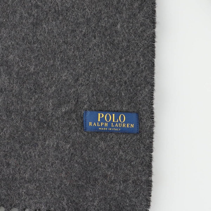 Ralph Lauren POLO RALPH LAUREN wool scarf, made in Italy unclear black type Vintage Second Hand