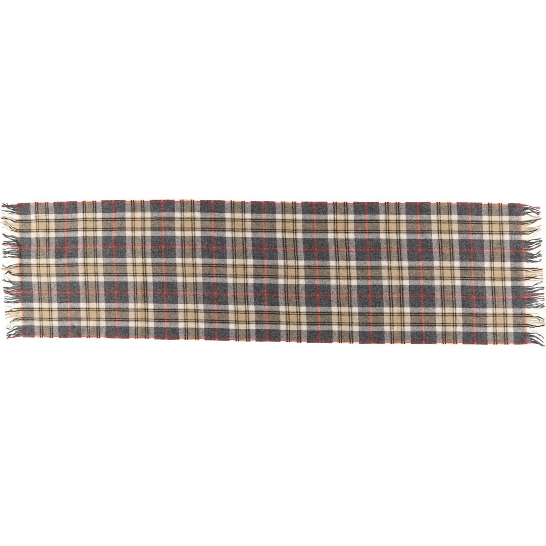 Vintage 1970'S Pendleton Check Pattern Wool Scarf, Made in USA wool gray type Vintage Second Hand