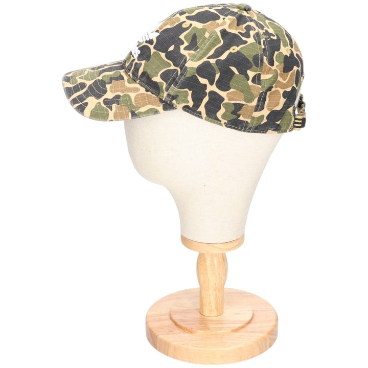 Adidas Duck Hunter Camo Baseball Cap 6-Panel Cap unclear Khaki type Vintage Second Hand