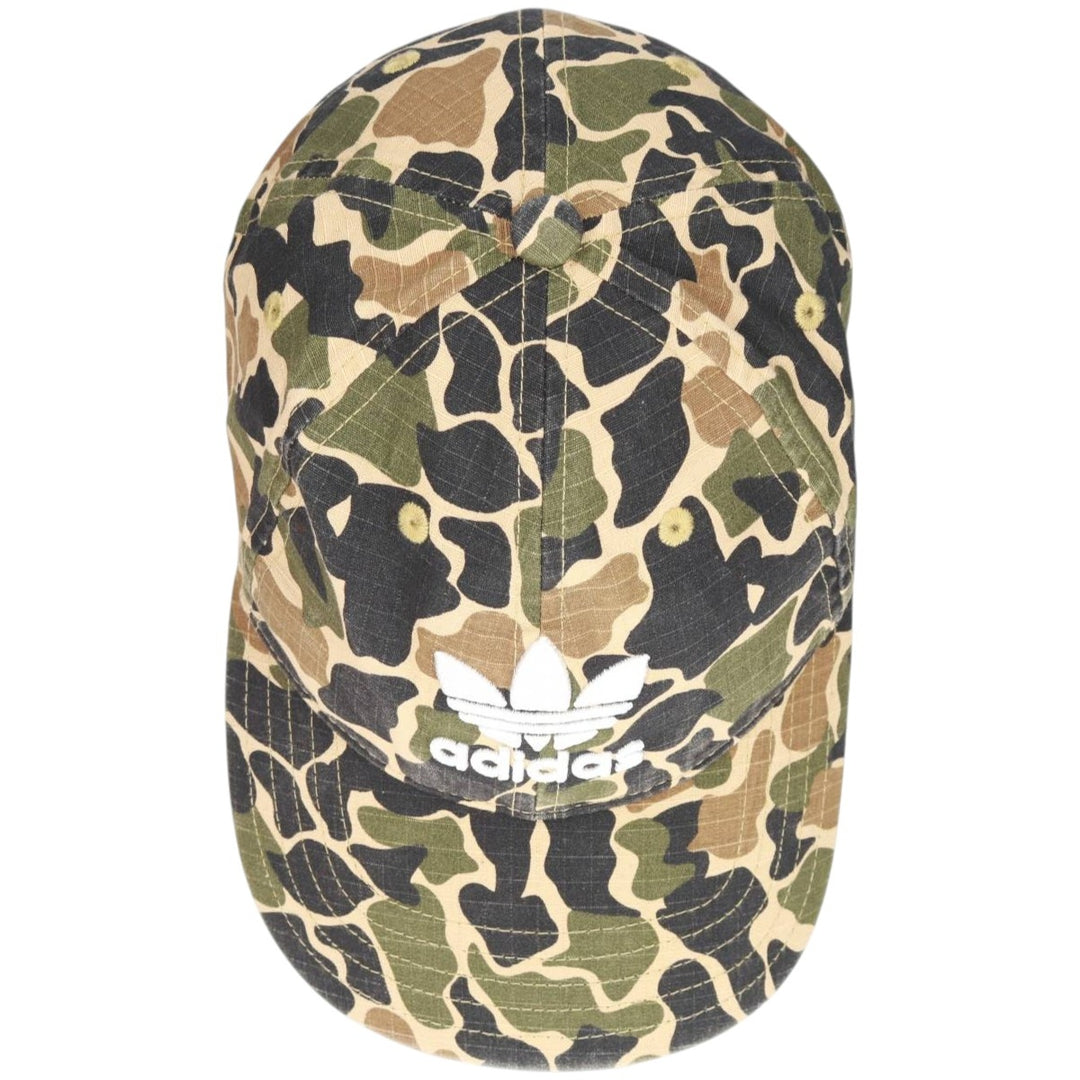 Adidas Duck Hunter Camo Baseball Cap 6-Panel Cap unclear Khaki type Vintage Second Hand