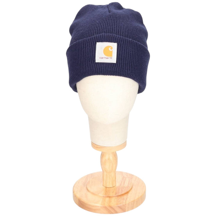 Carhartt Knit Beanie, Made in Canada, One Size Fits Most acrylic navy blue type Vintage Second Hand