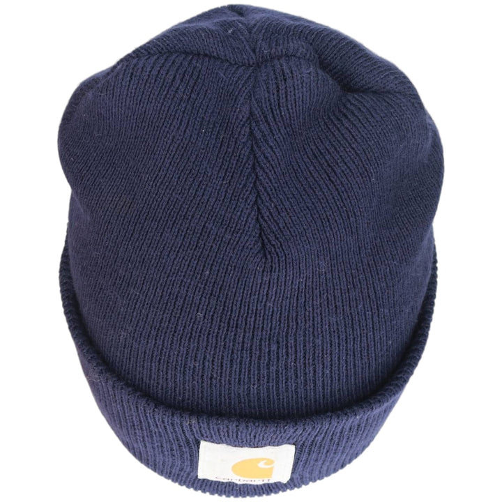 Carhartt Knit Beanie, Made in Canada, One Size Fits Most acrylic navy blue type Vintage Second Hand