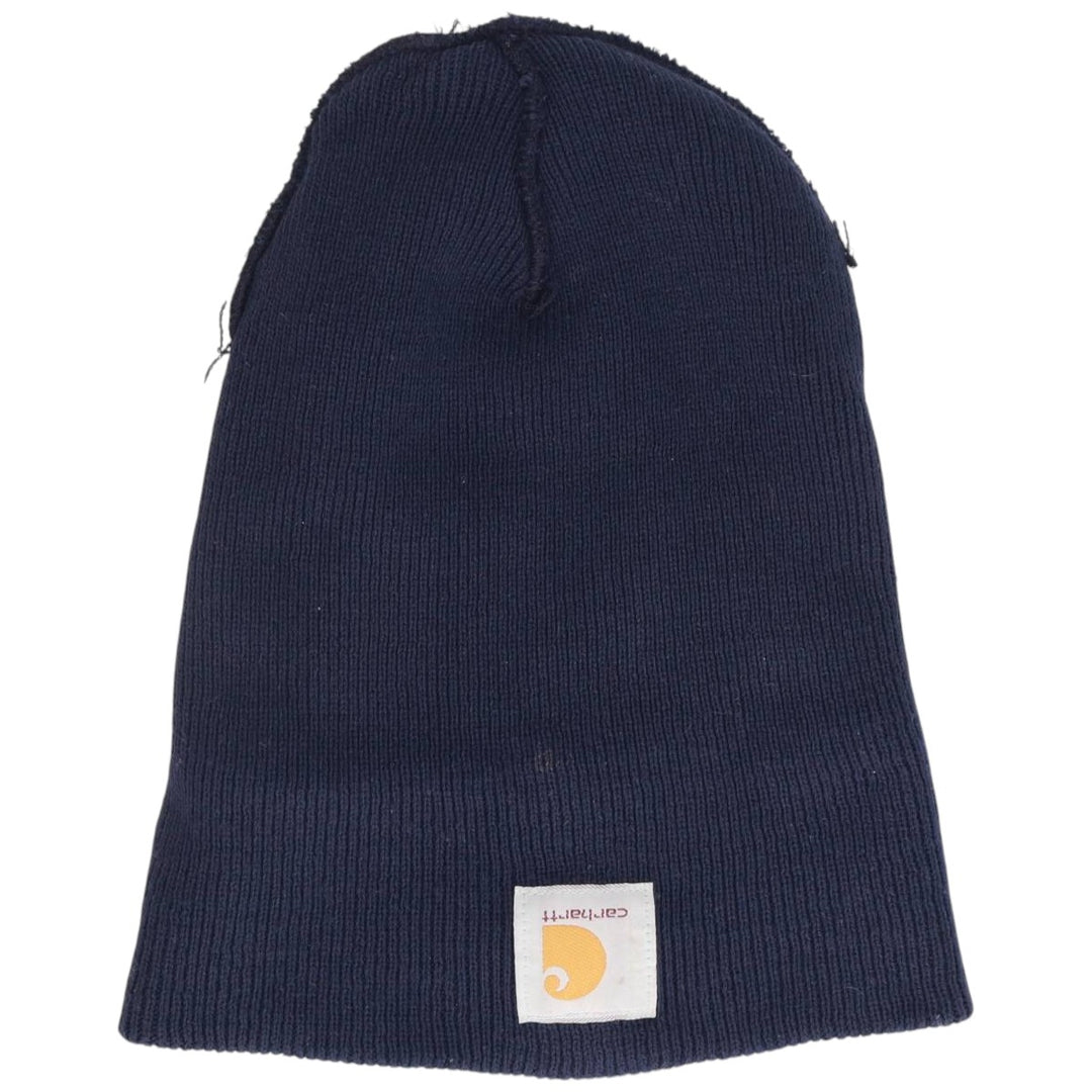 Carhartt Knit Beanie, Made in Canada, One Size Fits Most acrylic navy blue type Vintage Second Hand