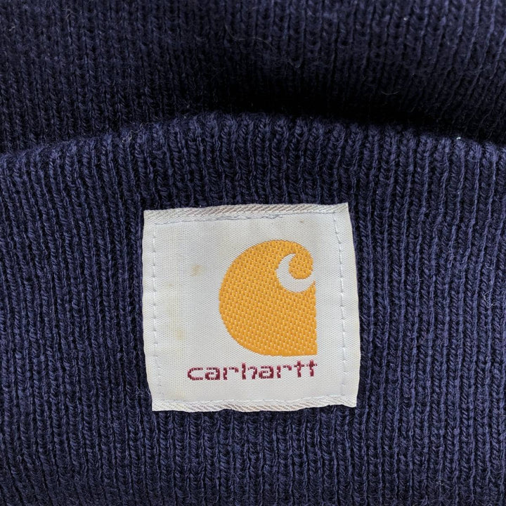Carhartt Knit Beanie, Made in Canada, One Size Fits Most acrylic navy blue type Vintage Second Hand