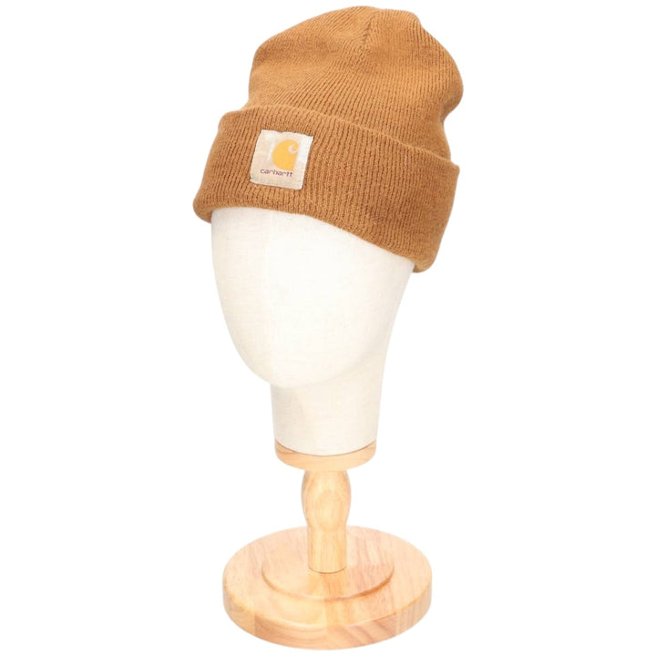 Carhartt knit beanie, made in Canada acrylic brown type Vintage Second Hand