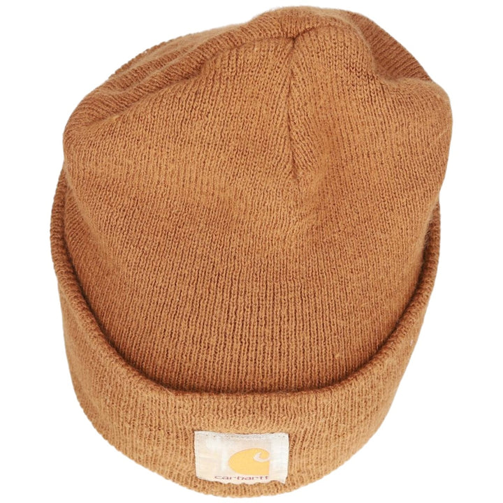 Carhartt knit beanie, made in Canada acrylic brown type Vintage Second Hand