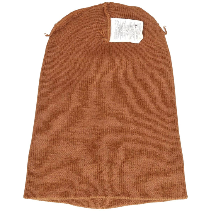 Carhartt knit beanie, made in Canada acrylic brown type Vintage Second Hand