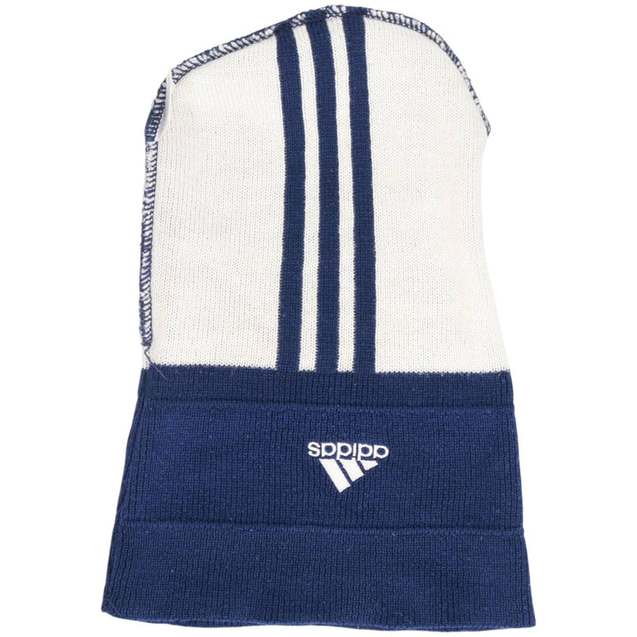 2000'S Adidas knit beanie, one size fits all acrylic blue type Vintage Second Hand