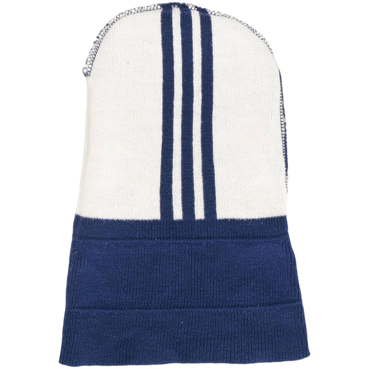2000'S Adidas knit beanie, one size fits all acrylic blue type Vintage Second Hand
