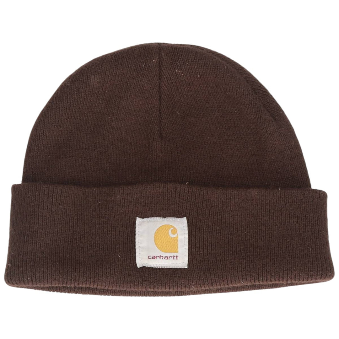 Carhartt Knit Beanie, Made in USA, One Size Fits Most acrylic brown type Vintage Second Hand