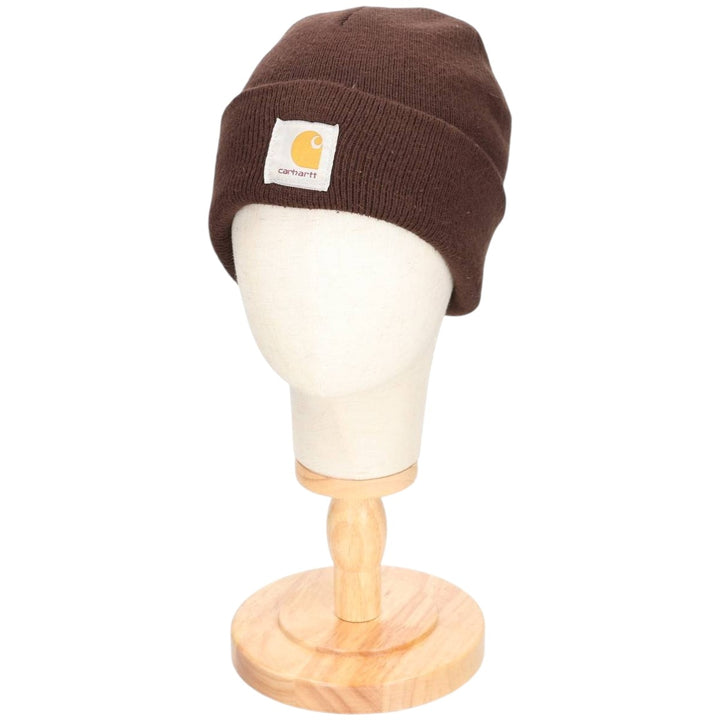 Carhartt Knit Beanie, Made in USA, One Size Fits Most acrylic brown type Vintage Second Hand