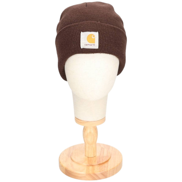 Carhartt Knit Beanie, Made in USA, One Size Fits Most acrylic brown type Vintage Second Hand
