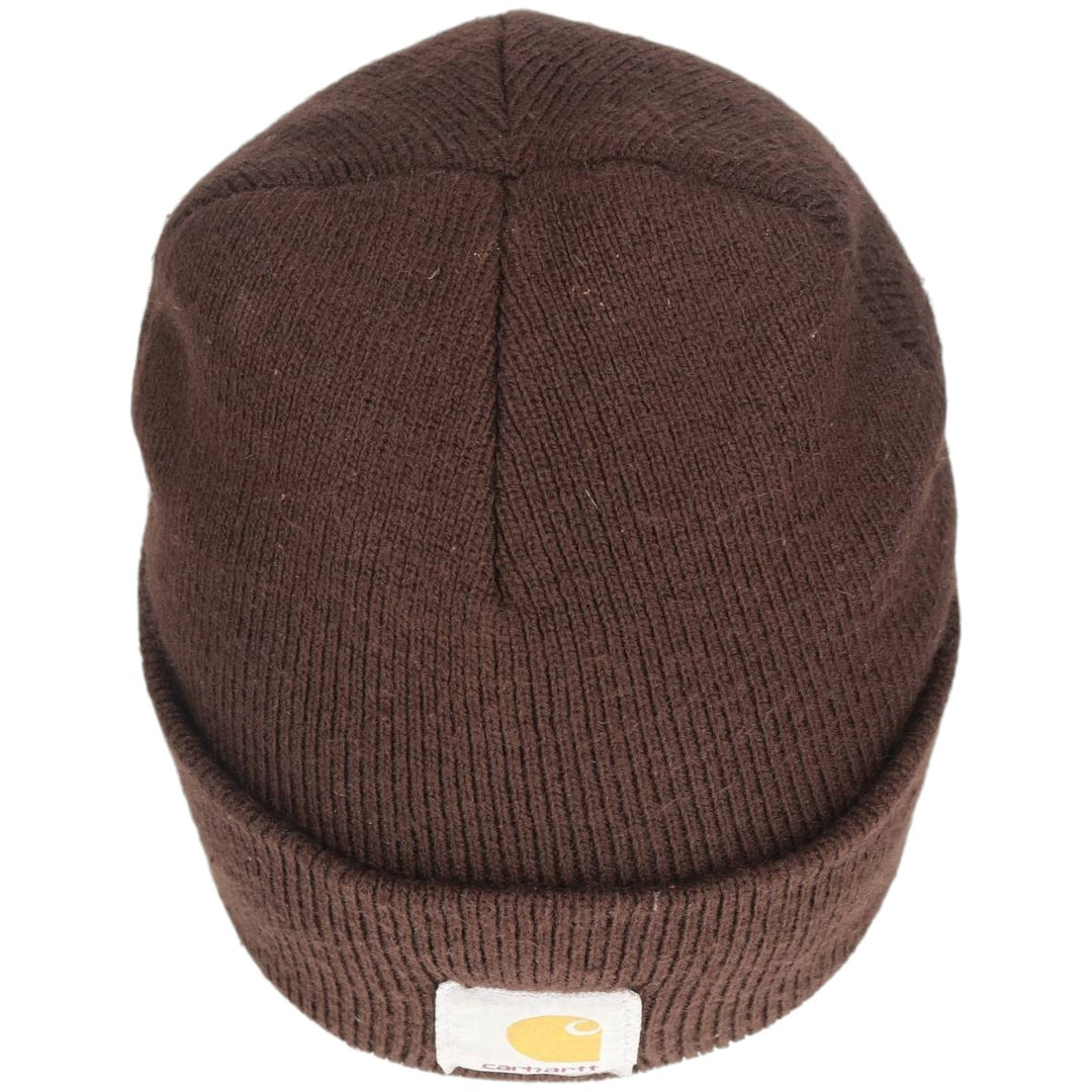 Carhartt Knit Beanie, Made in USA, One Size Fits Most acrylic brown type Vintage Second Hand
