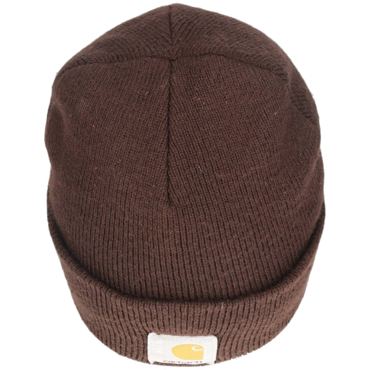 Carhartt Knit Beanie, Made in USA, One Size Fits Most acrylic brown type Vintage Second Hand