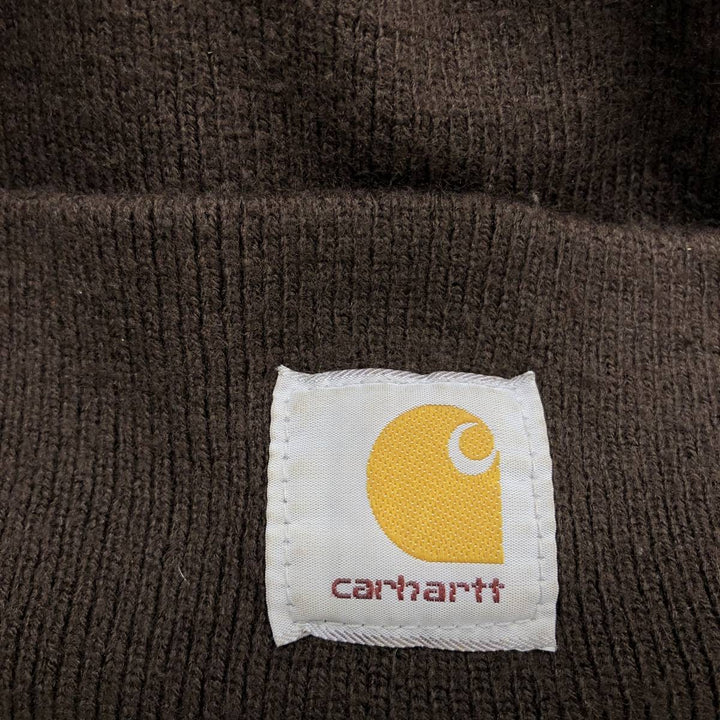 Carhartt Knit Beanie, Made in USA, One Size Fits Most acrylic brown type Vintage Second Hand