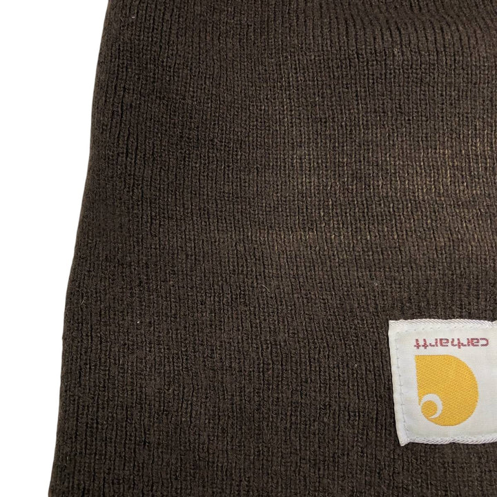 Carhartt Knit Beanie, Made in USA, One Size Fits Most acrylic brown type Vintage Second Hand