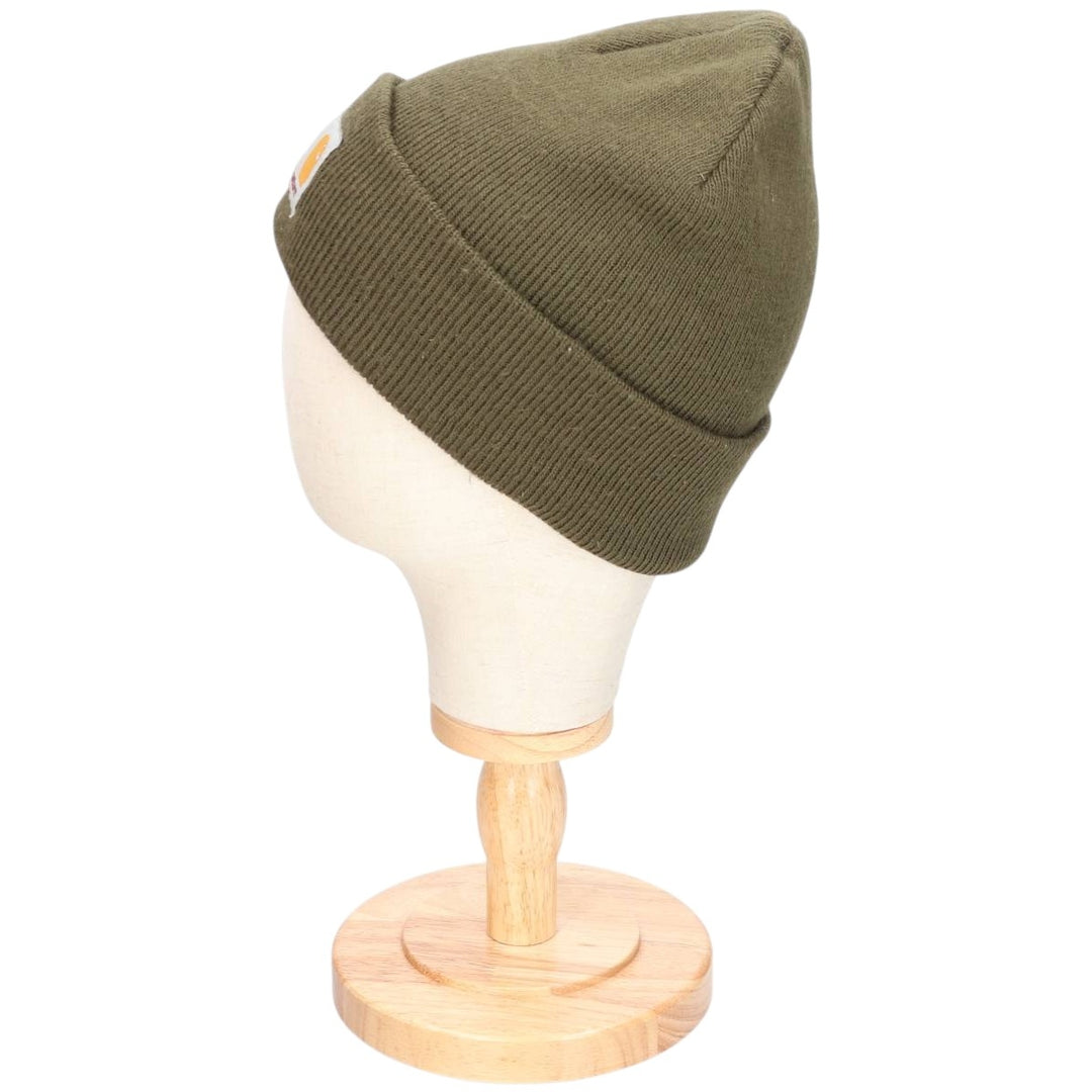 Carhartt Knit Beanie, Made in USA, One Size Fits Most acrylic Khaki type sage green Vintage Second Hand