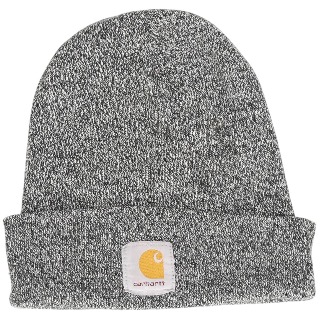 Carhartt knit beanie, made in the USA acrylic gray type Vintage Second Hand