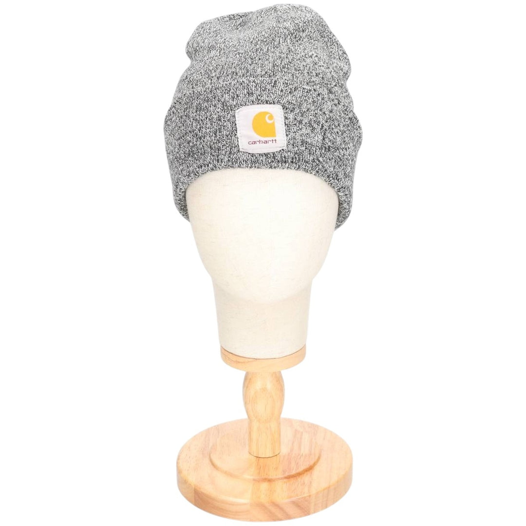 Carhartt knit beanie, made in the USA acrylic gray type Vintage Second Hand