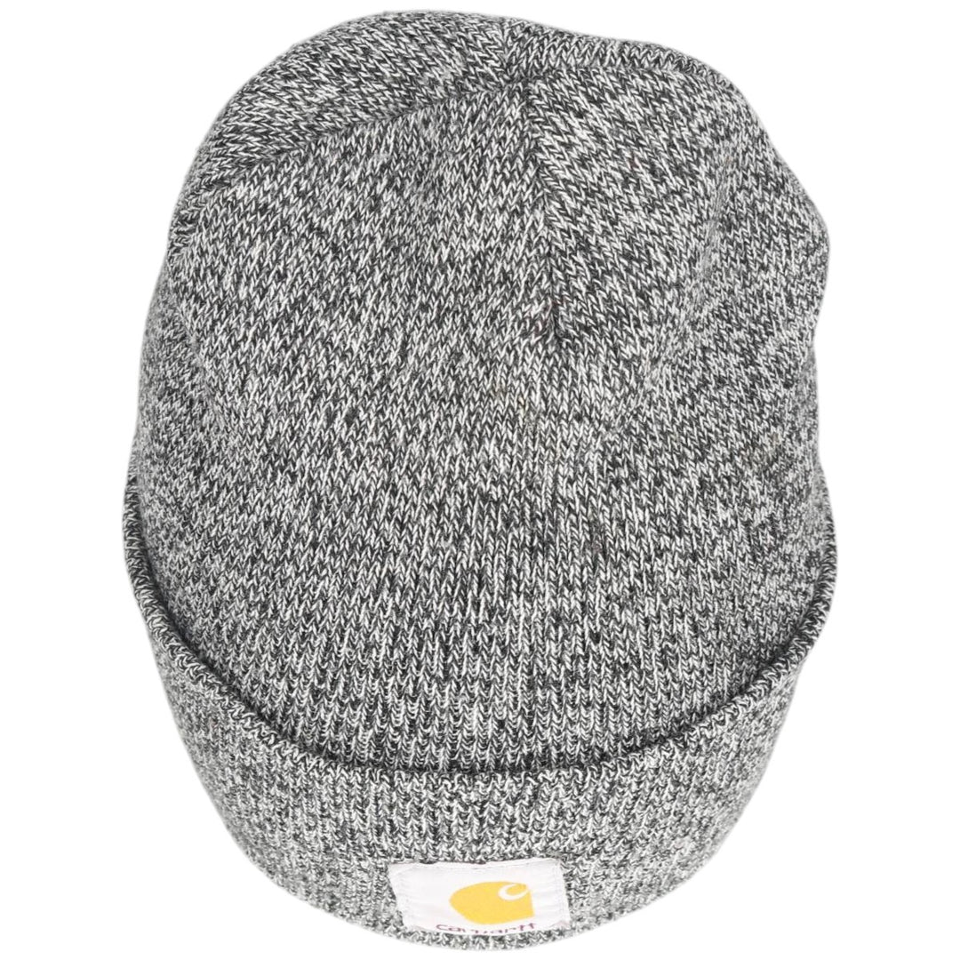 Carhartt knit beanie, made in the USA acrylic gray type Vintage Second Hand