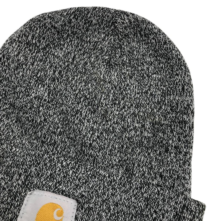 Carhartt knit beanie, made in the USA acrylic gray type Vintage Second Hand
