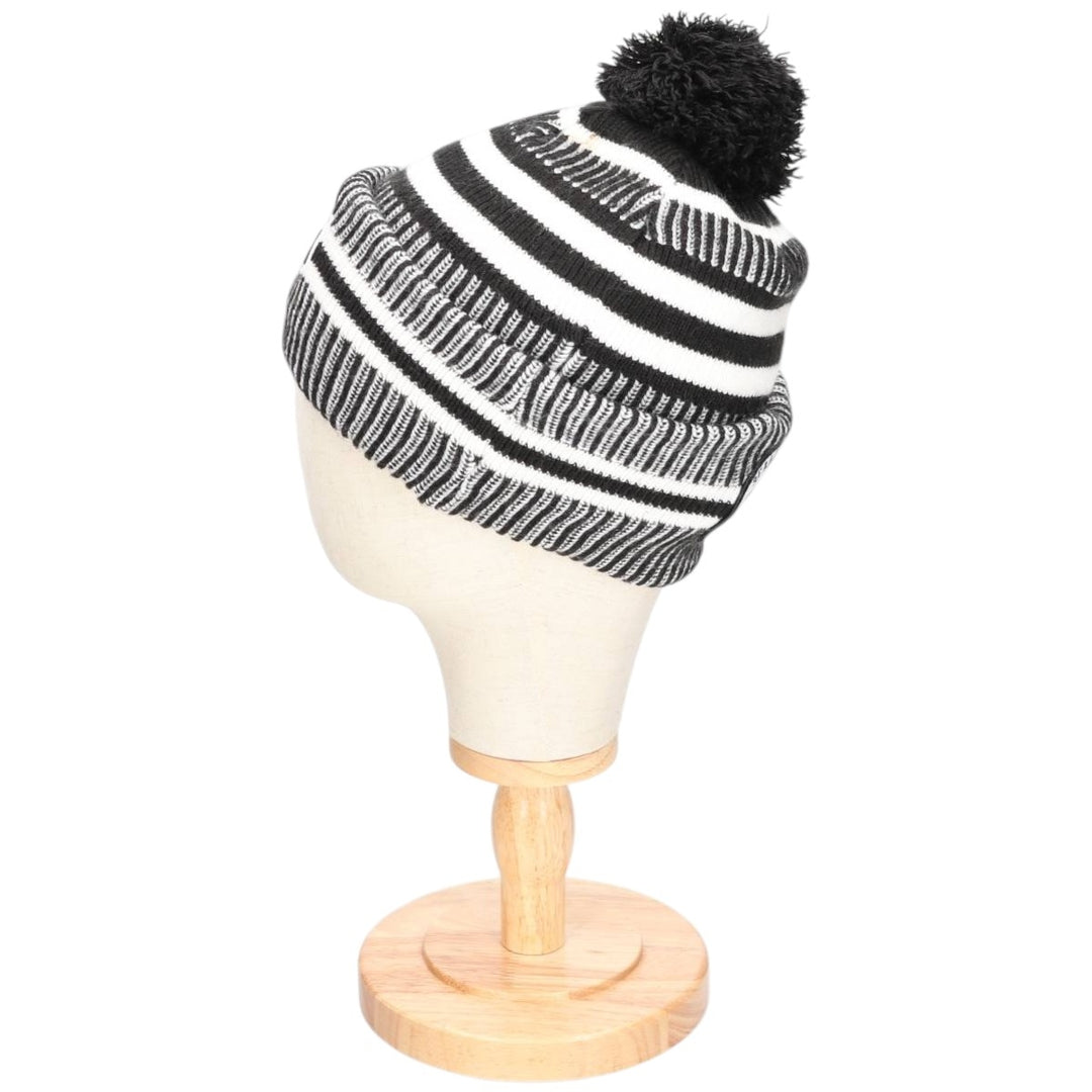 New Era NFL Seattle Seahawks Stripe Pattern Knit Beanie, One Size Fits Most acrylic white type Vintage Second Hand