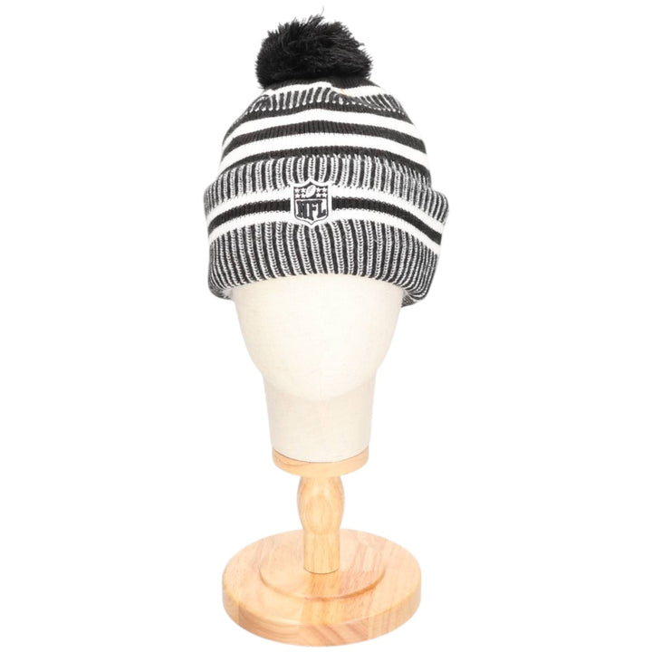 New Era NFL Seattle Seahawks Stripe Pattern Knit Beanie, One Size Fits Most acrylic white type Vintage Second Hand