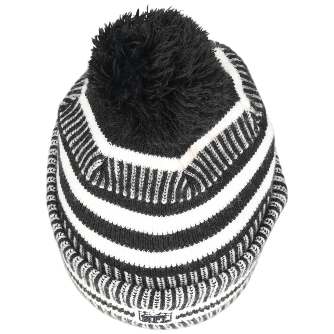 New Era NFL Seattle Seahawks Stripe Pattern Knit Beanie, One Size Fits Most acrylic white type Vintage Second Hand