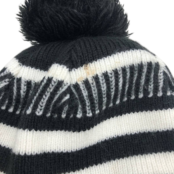 New Era NFL Seattle Seahawks Stripe Pattern Knit Beanie, One Size Fits Most acrylic white type Vintage Second Hand