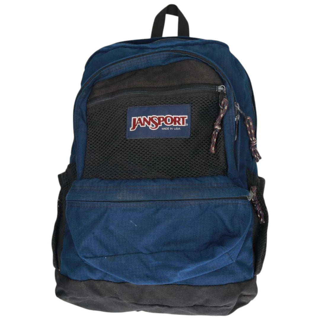 90'S Jansport Backpack Made in USA - Vintage Ripstop unclear navy blue type Vintage Second Hand