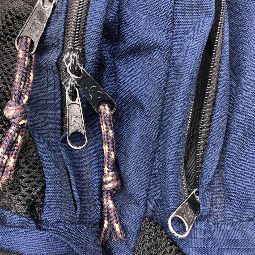 90'S Jansport Backpack Made in USA - Vintage Ripstop unclear navy blue type Vintage Second Hand