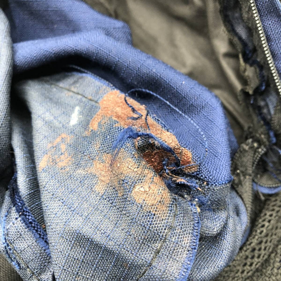 90'S Jansport Backpack Made in USA - Vintage Ripstop unclear navy blue type Vintage Second Hand