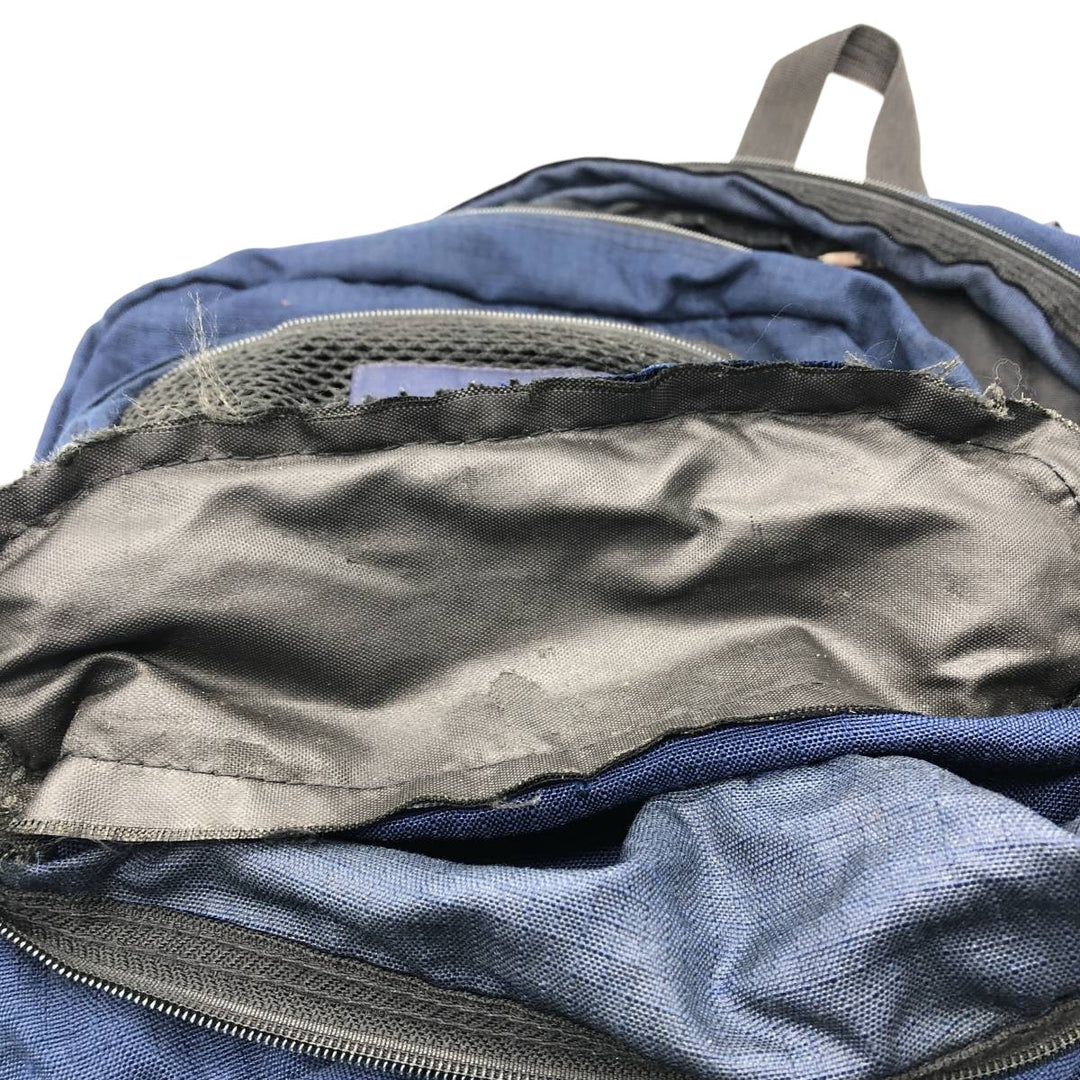 90'S Jansport Backpack Made in USA - Vintage Ripstop unclear navy blue type Vintage Second Hand
