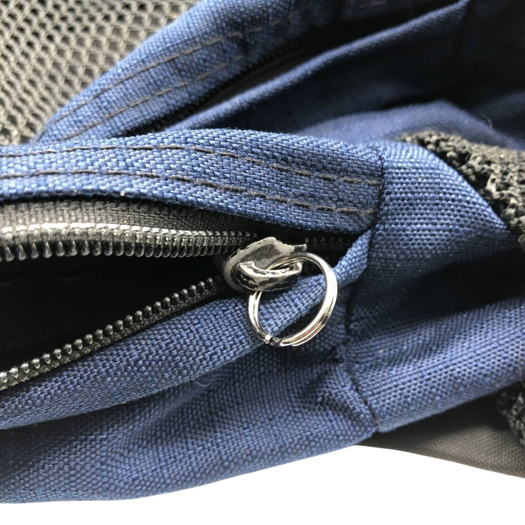 90'S Jansport Backpack Made in USA - Vintage Ripstop unclear navy blue type Vintage Second Hand