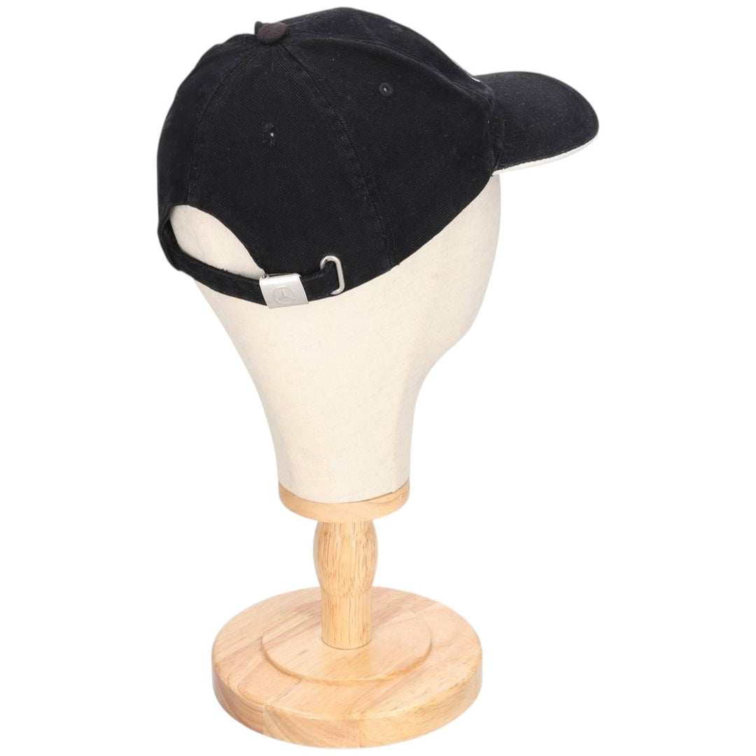 MERCEDES BENZ Mercedes-Benz Advertising Baseball Cap Free Size cotton black type Vintage Second Hand