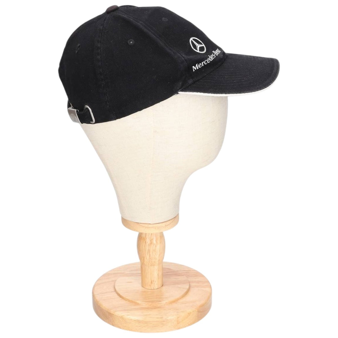 MERCEDES BENZ Mercedes-Benz Advertising Baseball Cap Free Size cotton black type Vintage Second Hand