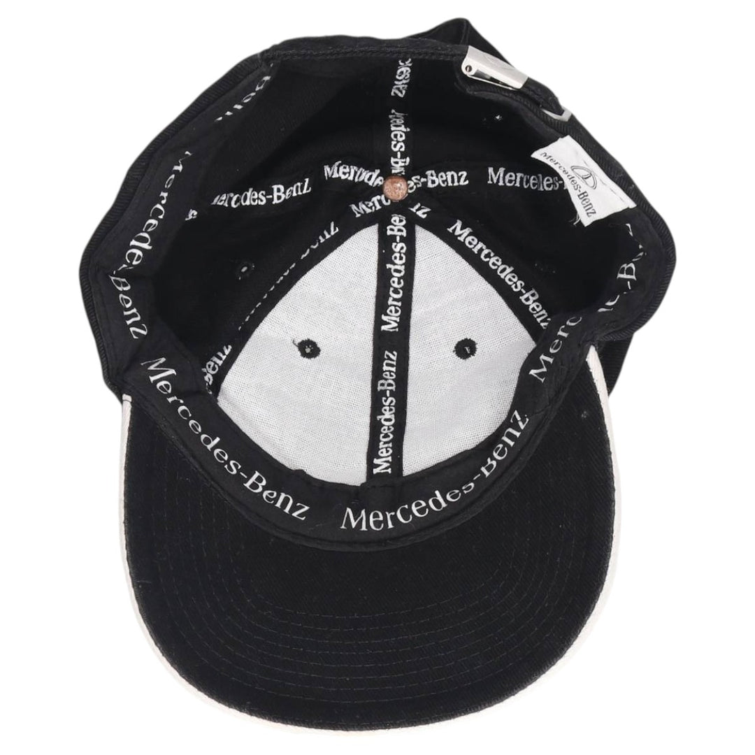 MERCEDES BENZ Mercedes-Benz Advertising Baseball Cap Free Size cotton black type Vintage Second Hand