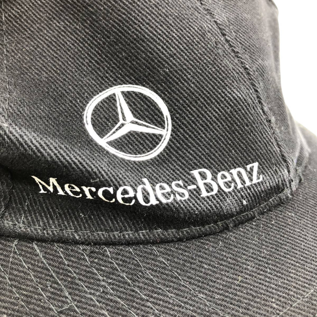MERCEDES BENZ Mercedes-Benz Advertising Baseball Cap Free Size cotton black type Vintage Second Hand
