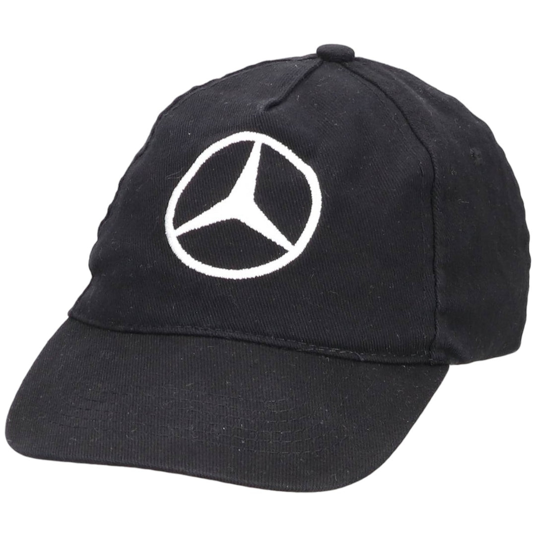MERCEDES BENZ Mercedes-Benz Advertising Baseball Cap Free Size cotton black type Vintage Second Hand