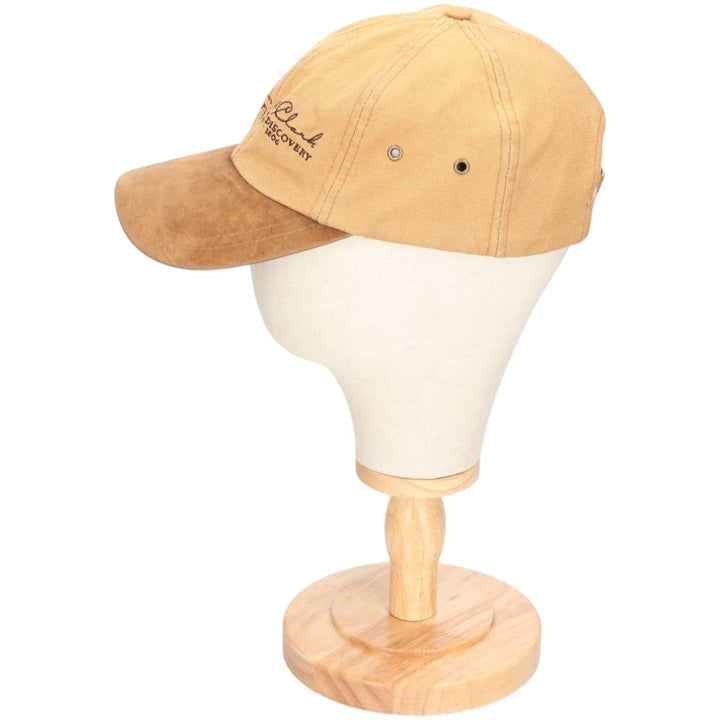 MICHAEL HAYNES Two-Tone Duck Baseball Cap, 6-Panel, One Size Fits Most cotton ocher yellow type Vintage Second Hand