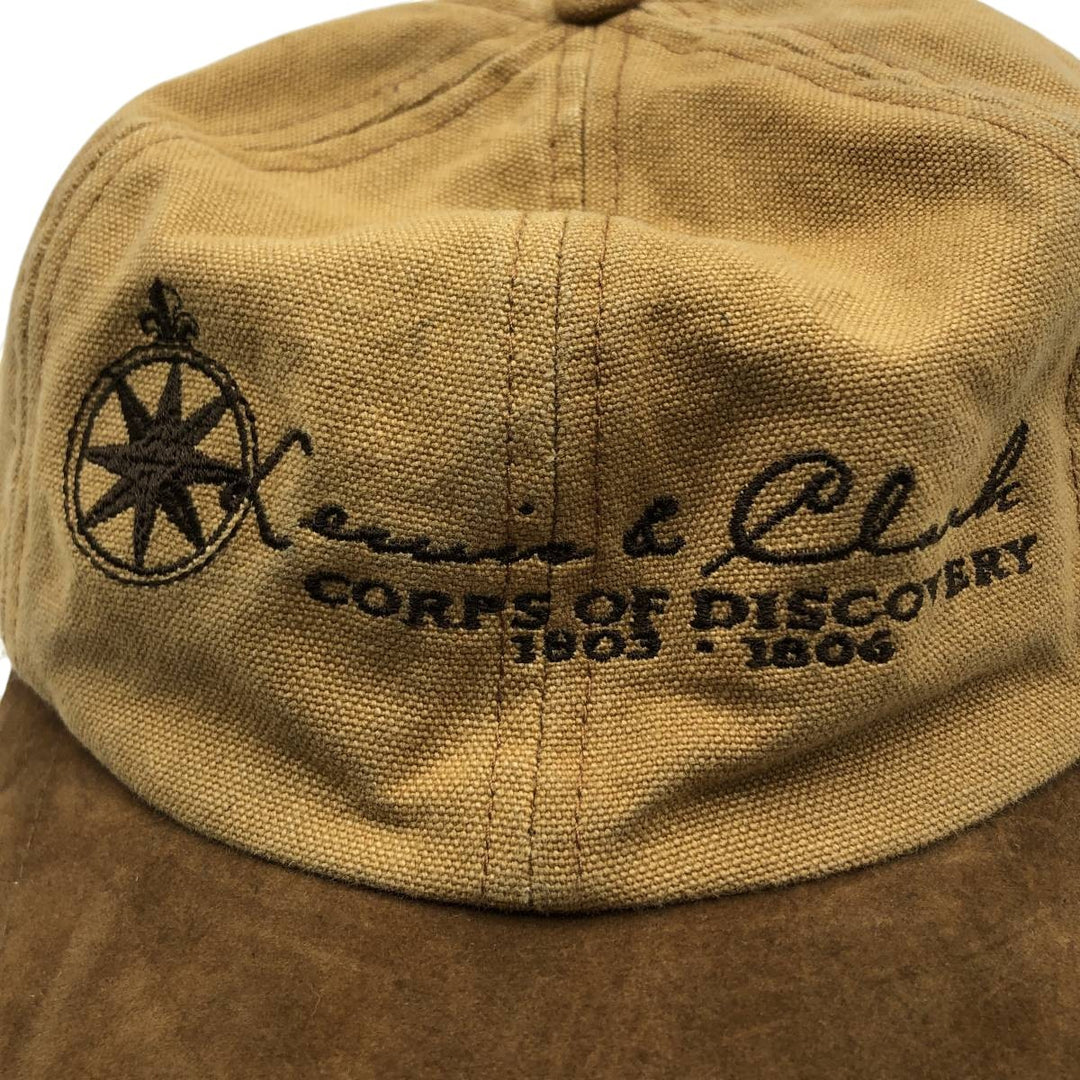 MICHAEL HAYNES Two-Tone Duck Baseball Cap, 6-Panel, One Size Fits Most cotton ocher yellow type Vintage Second Hand