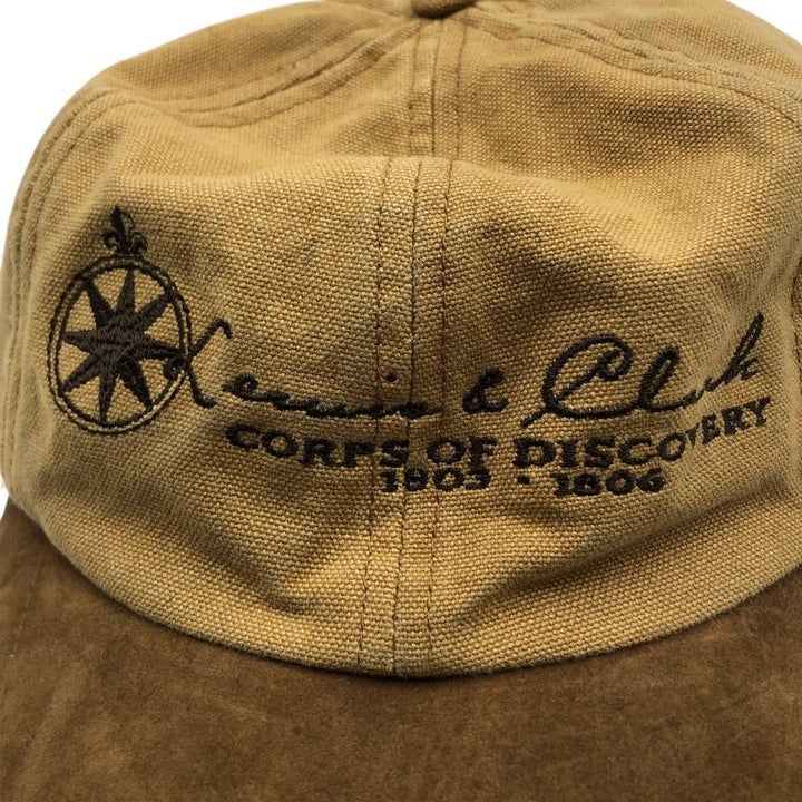 MICHAEL HAYNES Two-Tone Duck Baseball Cap, 6-Panel, One Size Fits Most cotton ocher yellow type Vintage Second Hand