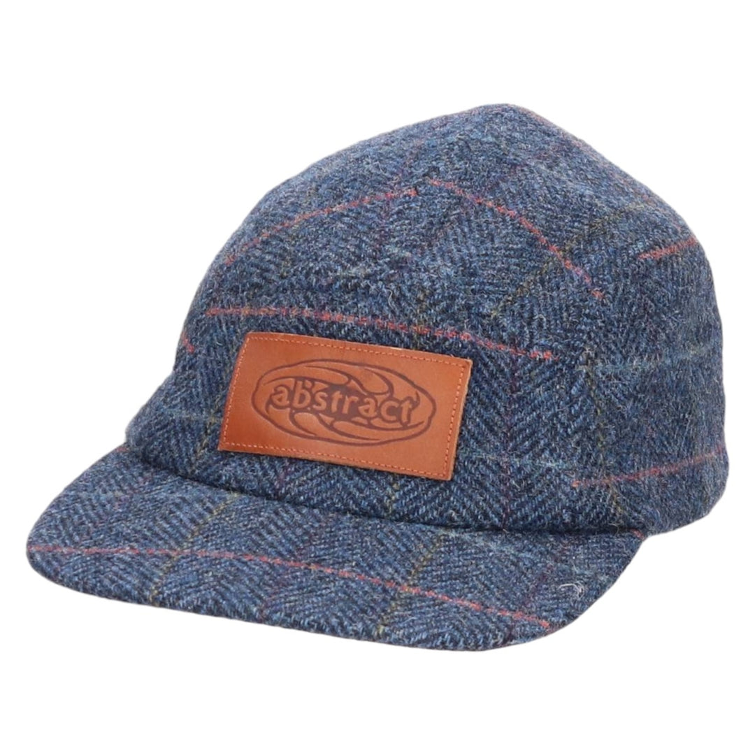 Abstract Check Pattern Jet Cap (Free Size) unclear navy blue type Vintage Second Hand