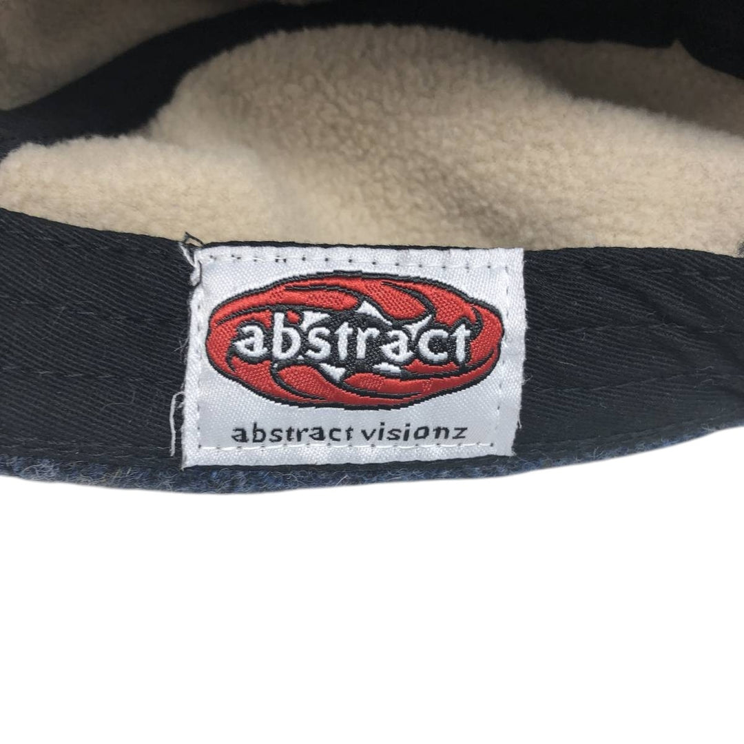 Abstract Check Pattern Jet Cap (Free Size) unclear navy blue type Vintage Second Hand