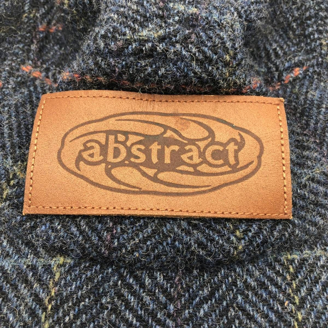 Abstract Check Pattern Jet Cap (Free Size) unclear navy blue type Vintage Second Hand