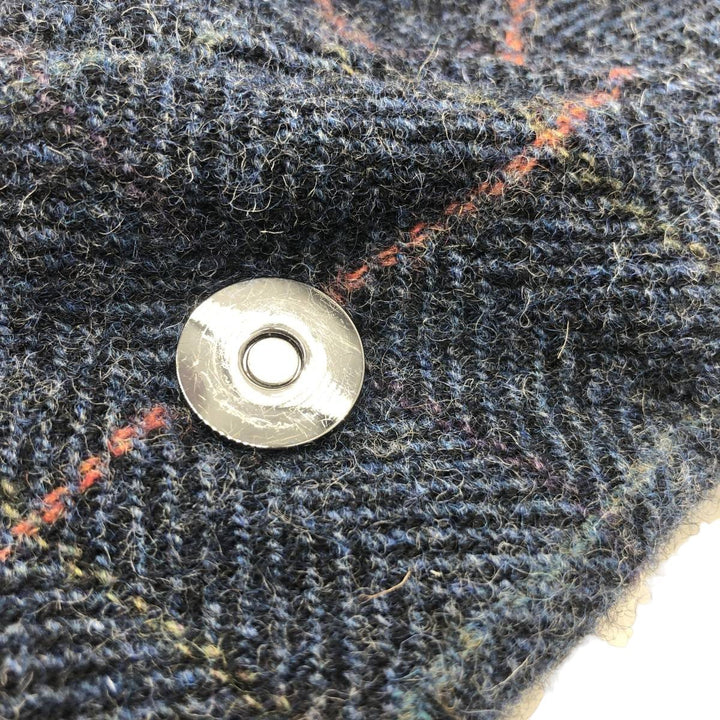 Abstract Check Pattern Jet Cap (Free Size) unclear navy blue type Vintage Second Hand